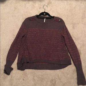 Free People knit sweater